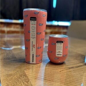 Corkcicle X Vineyard Vines Tumbler & Stemless Cup